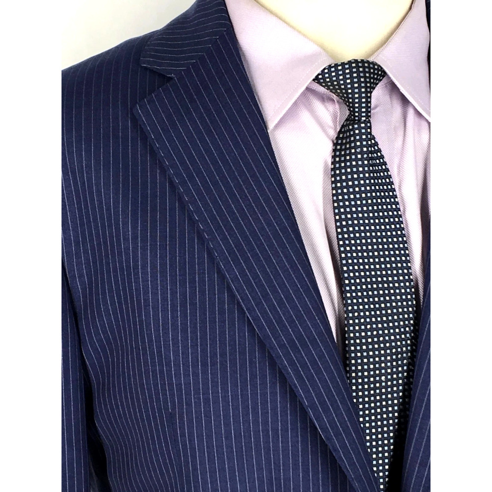 NWOT 40/41R Brooks Brothers Explorer Vitale Barberis Italy 2 Button Blazer Navy - Picture 3 of 16